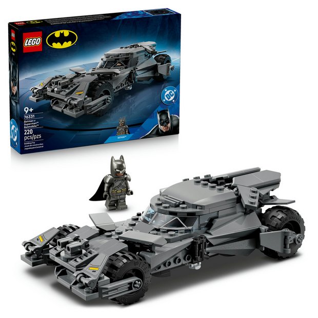 LEGO Batmobile 76331 toy set, imported from the UK