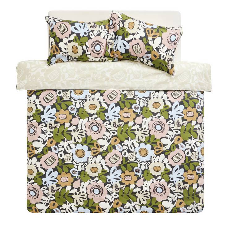 Habitat x Scion Kukkia cotton bedding set single size, imported from the UK