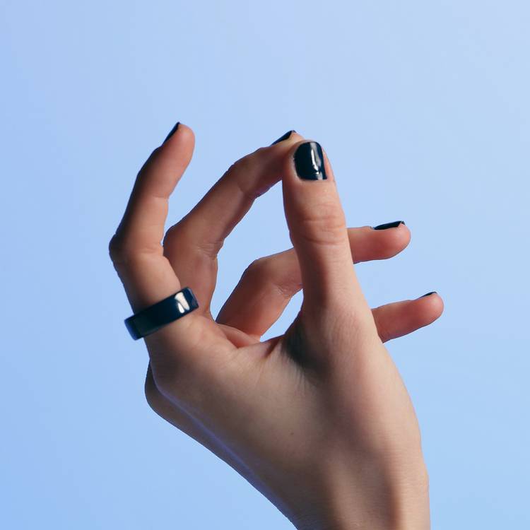 Oura Ring 4 Ceramic midnight size 8 - British product