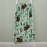 The Gruffalo fleece throw sage 150x100cm, UK version