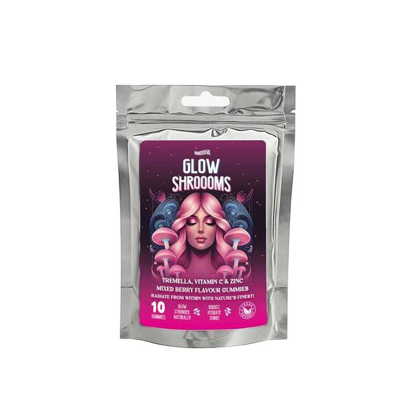 Innooova GlowShroooms mixed berry gummies 10 pack (British brand)