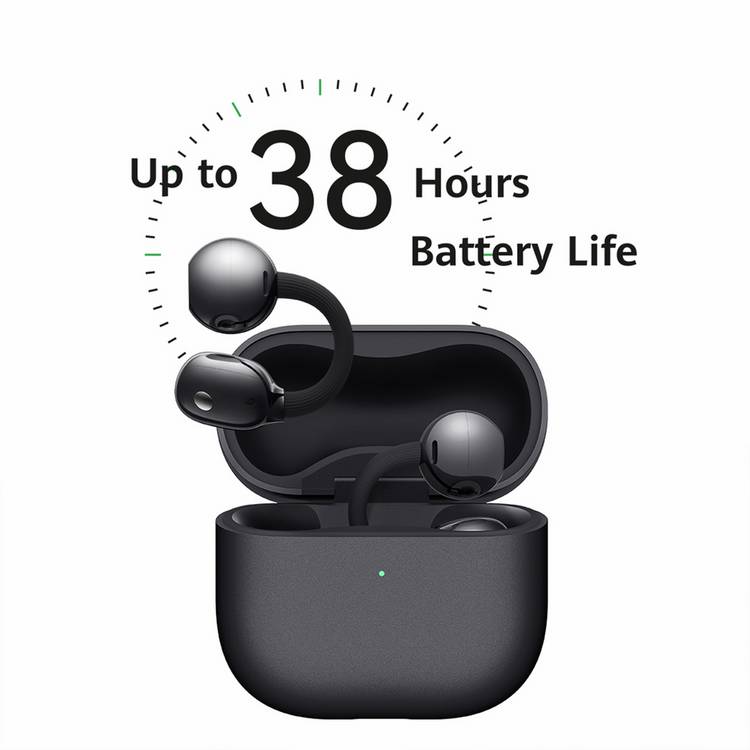 HUAWEI FreeClip 2 open-ear wireless earbuds black - British product