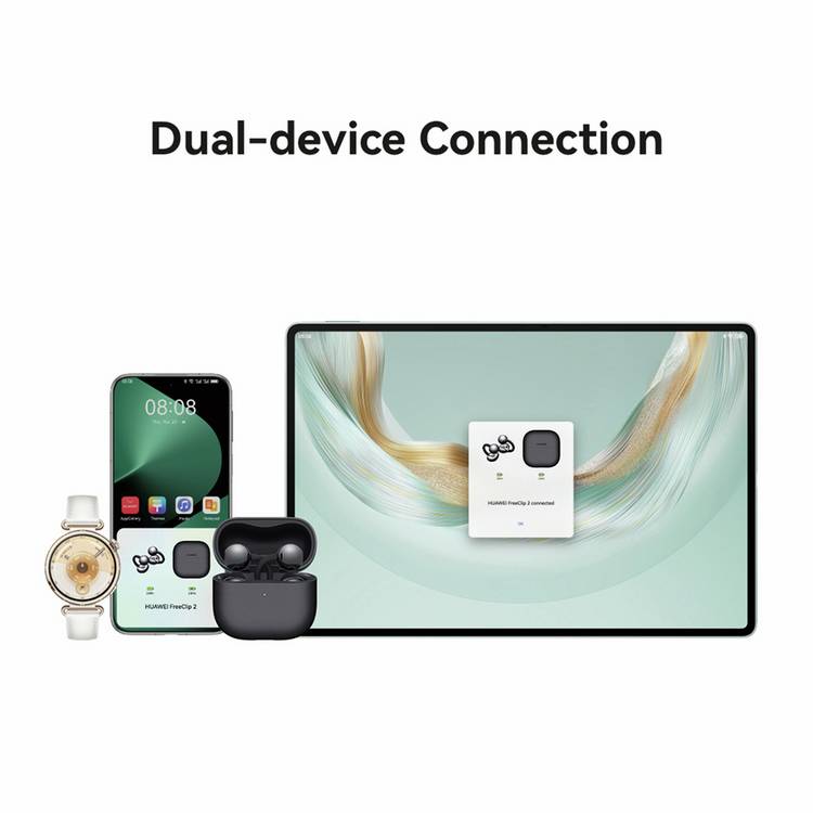 HUAWEI FreeClip 2 open-ear wireless earbuds black - British product