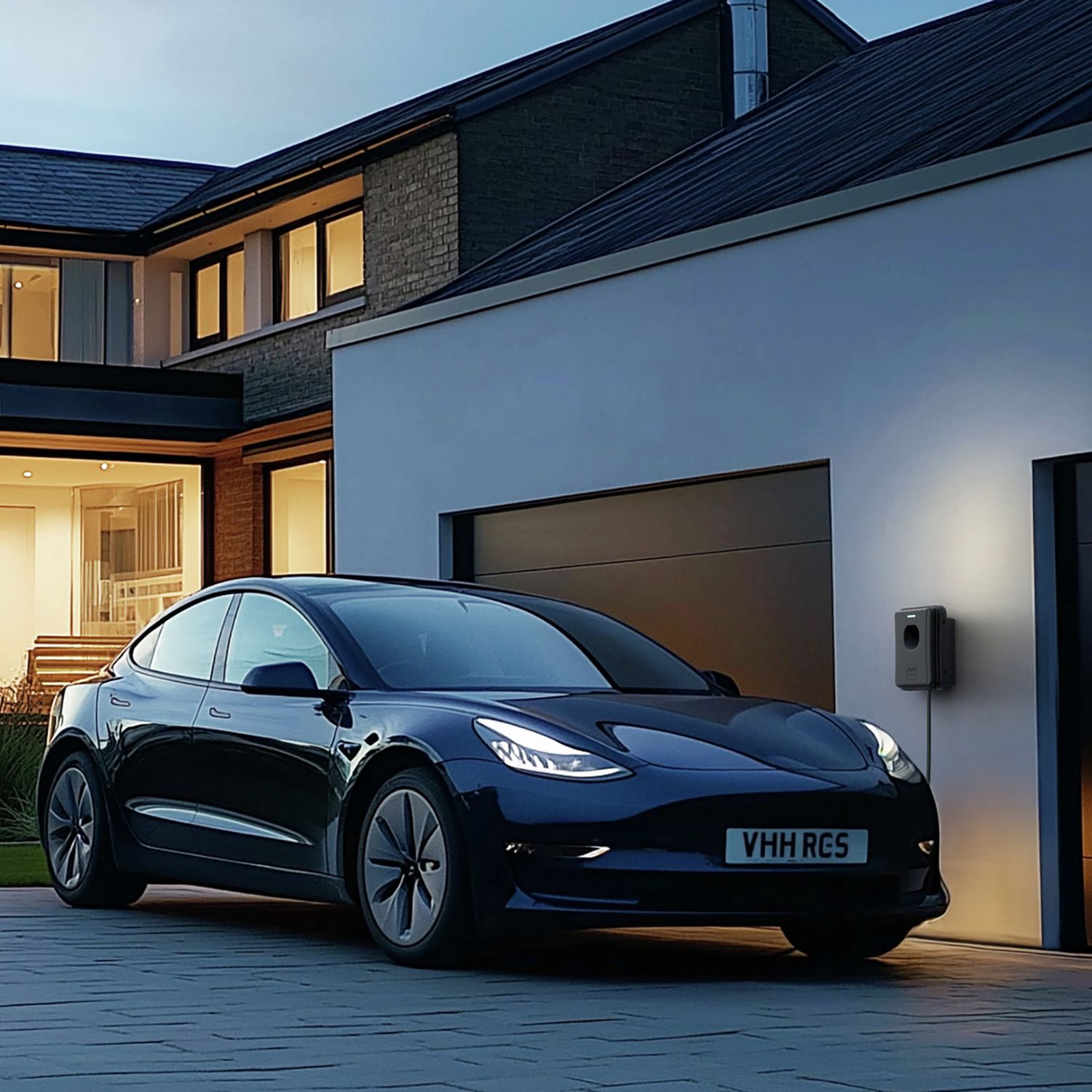 Masterplug EV charger Type 2 7.4kW 5m - British product