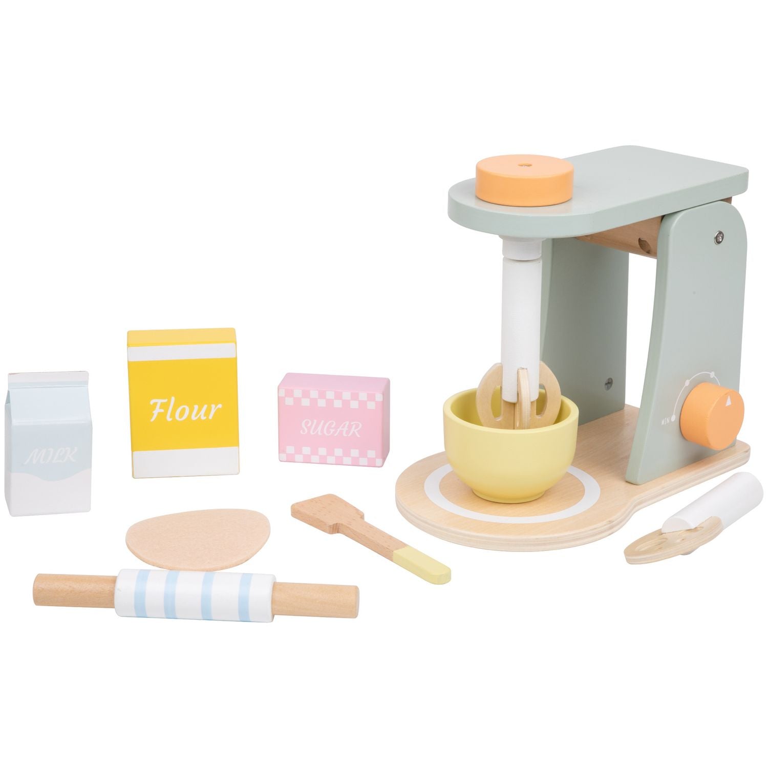 Chad Valley Wooden Baking Set, imported from the UK
