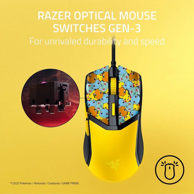 Razer Cobra Pokémon Edition gaming mouse (British brand)