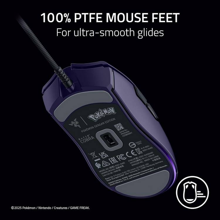 Razer gaming mouse Pokémon Gengar Edition (British brand)