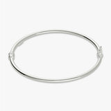Revere hinged sterling silver bangle 3mm (British brand)