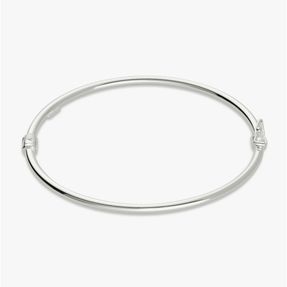Revere hinged sterling silver bangle 3mm (British brand)