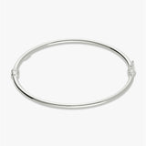 Revere hinged sterling silver bangle 3mm (British brand)