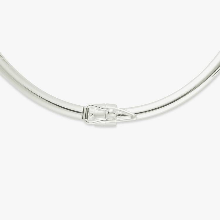 Revere hinged sterling silver bangle 3mm (British brand)