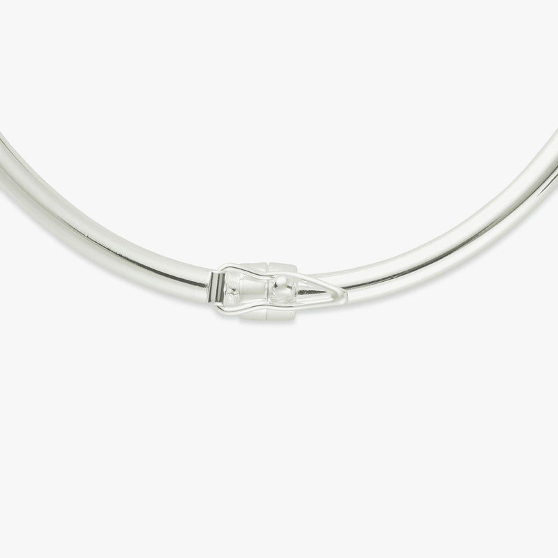 Revere hinged sterling silver bangle 3mm (British brand)