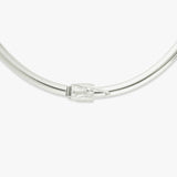 Revere hinged sterling silver bangle 3mm (British brand)