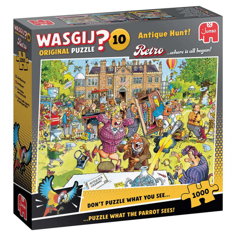 Wasgij Retro Antique Hunt jigsaw puzzle 1000 pieces, UK version