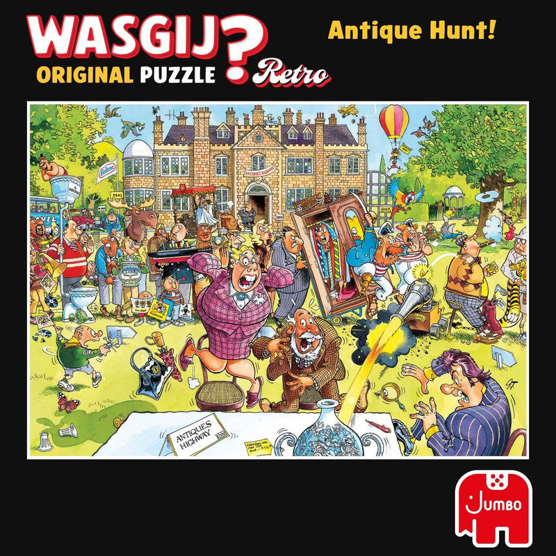 Wasgij Retro Antique Hunt jigsaw puzzle 1000 pieces, UK version