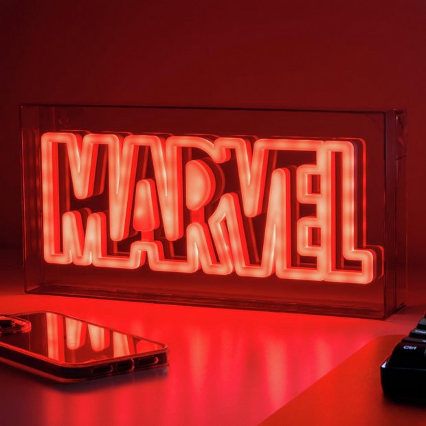 Marvel LED neon light red 30cm, UK version