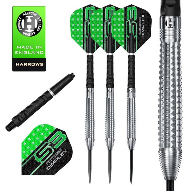 Harrows Dimplex tapered darts 23g (British brand)