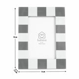 Habitat pink green checkerboard frame 4x6, imported from the UK