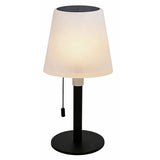 Streetwize white solar table lamp 26cm tall - British product