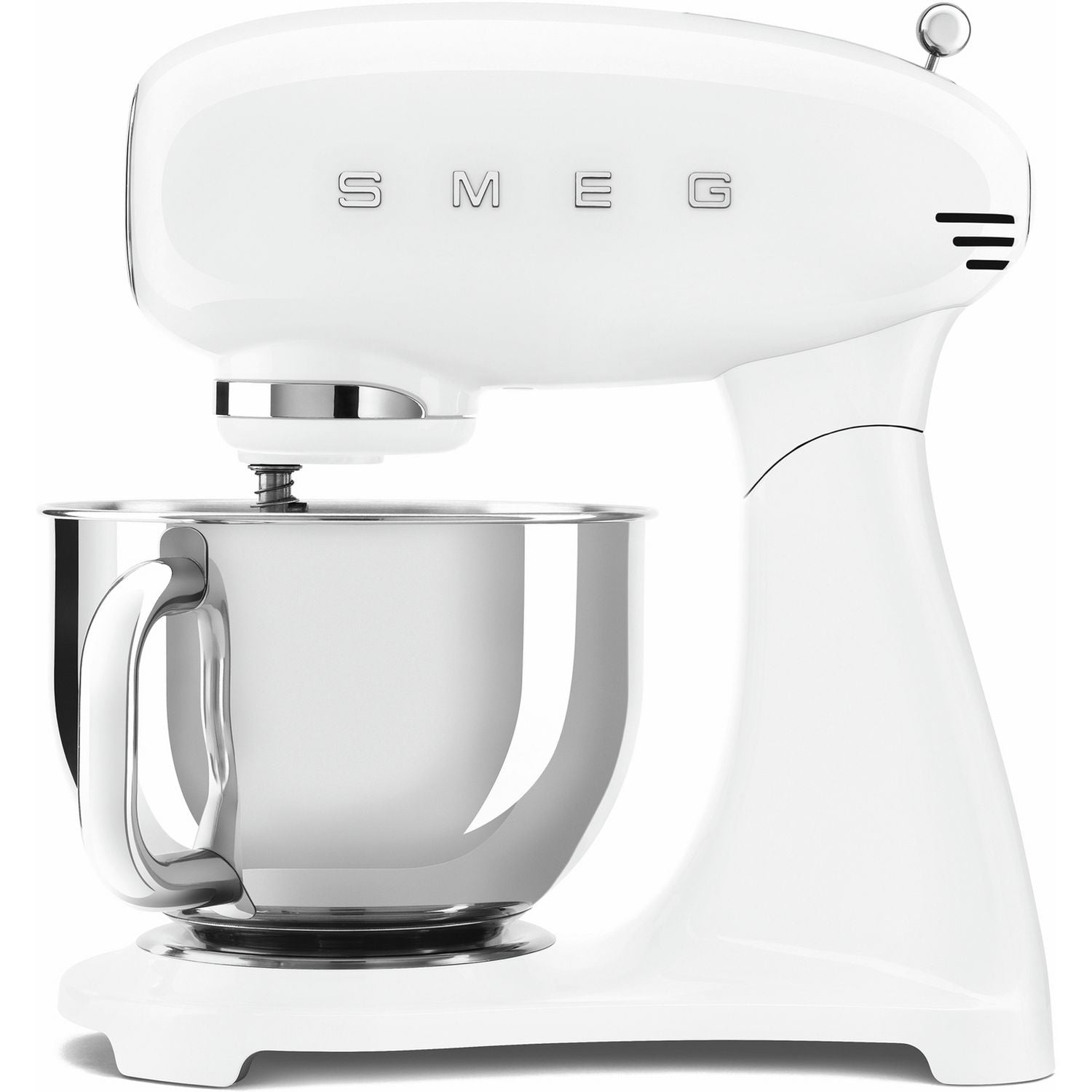 Smeg white stand mixer SMF05WHUK, imported from the UK