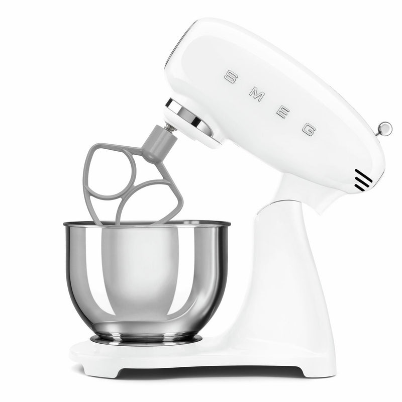 Smeg white stand mixer SMF05WHUK, imported from the UK