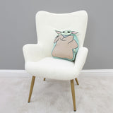 Mandalorian Friend Shaped cushion 40x36cm (British brand)