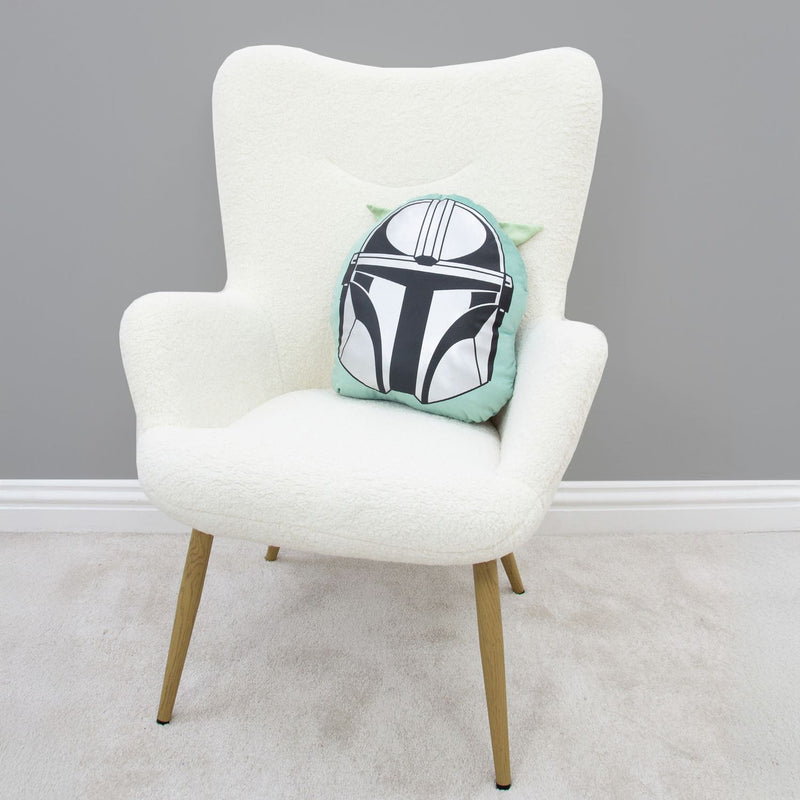 Mandalorian Friend Shaped cushion 40x36cm (British brand)