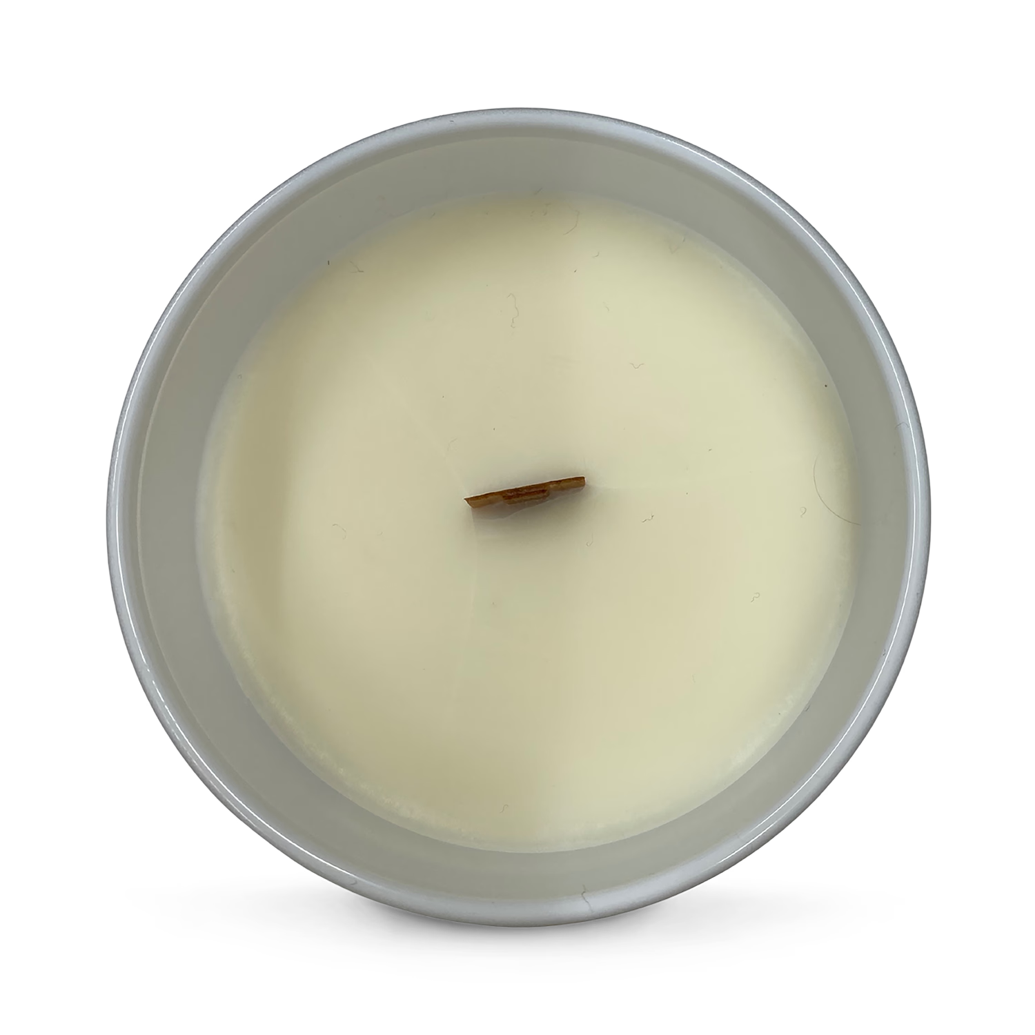 Scented wood wick candle peppermint and eucalyptus 212g, imported from the UK