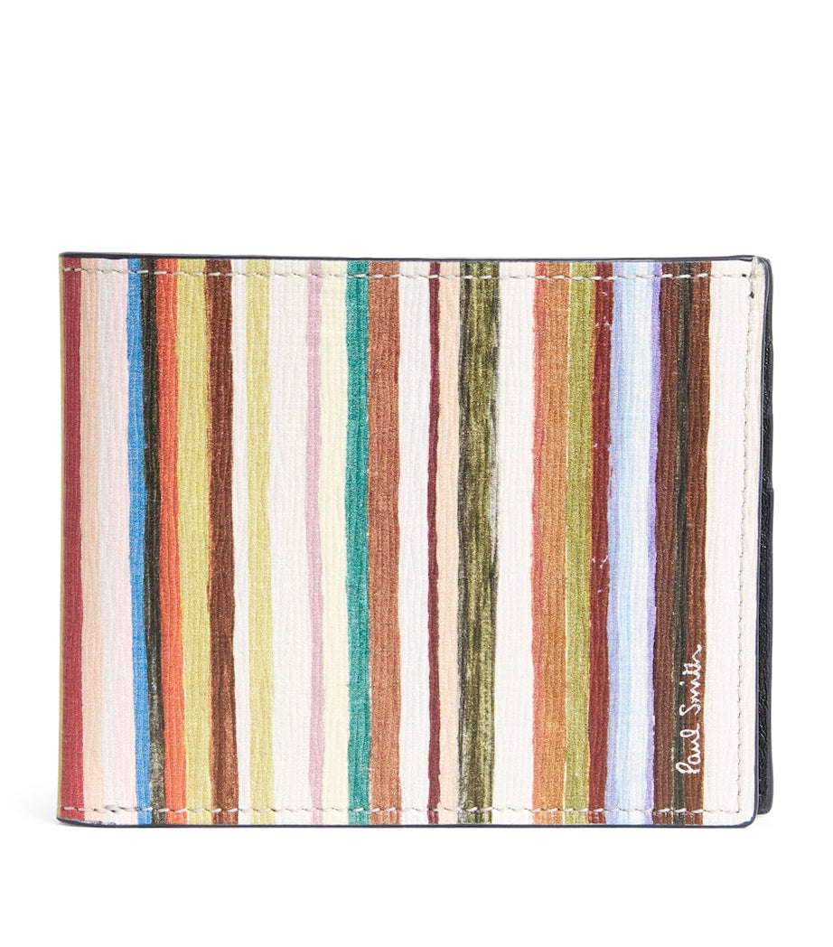 Paul Smith Painted Stripe bifold wallet, imported from the UK