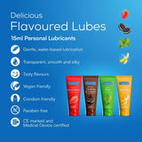 Pasante Mini Lubes fun pack mixed flavours 5x15ml - British product