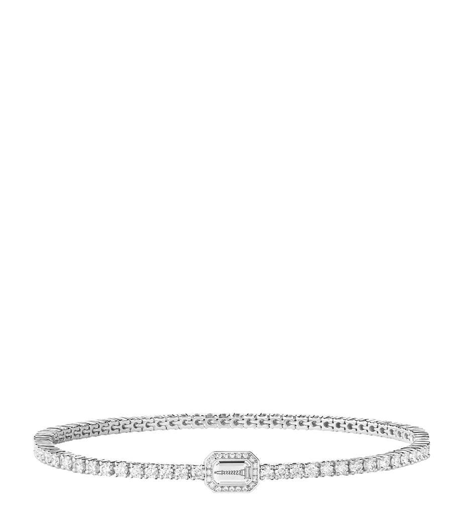 Boucheron Rivière Vendôme white gold diamond bracelet - British product