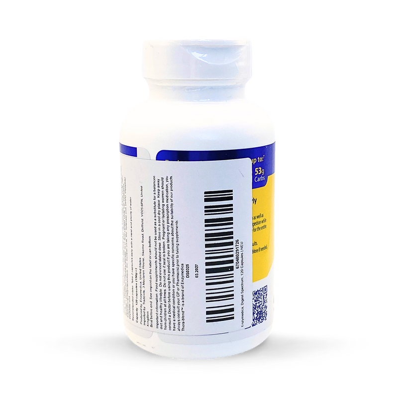 Enzymedica Digest Spectrum digestive enzyme supplement 120 capsules - British product