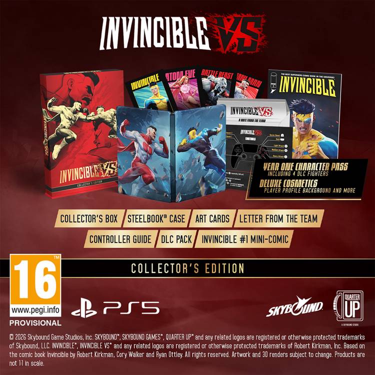 Invincible VS Collector's Edition PS5 game, UK version