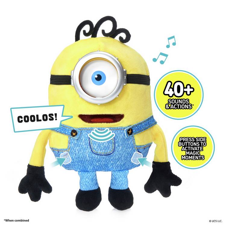 Minions Palm Puppetronic James 18cm interactive toy, UK version