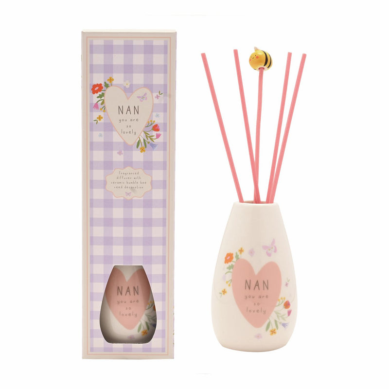 Widdop ceramic reed diffuser Nan 100ml, imported from the UK