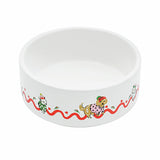 Cath Kidston Hearts and Roses ceramic pet bowl medium (British brand)