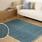 Argos Home herringbone navy rug 120x170cm - British product