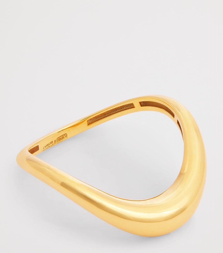 L'Atelier Nawbar yellow gold stackable ring - British product