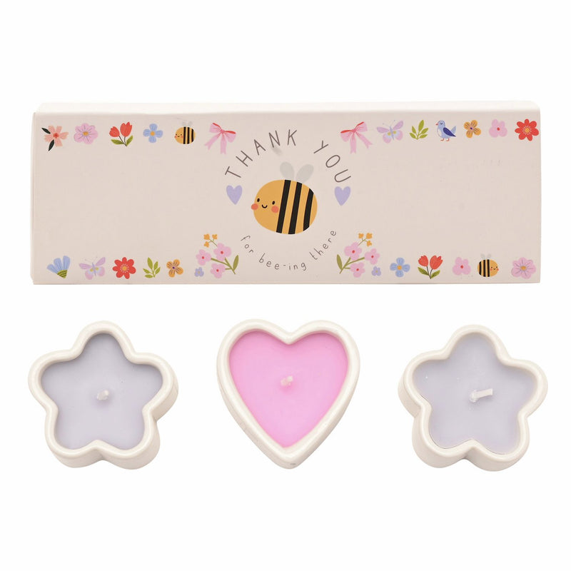 Widdop Love Life mini candle gift set Thank You - British product