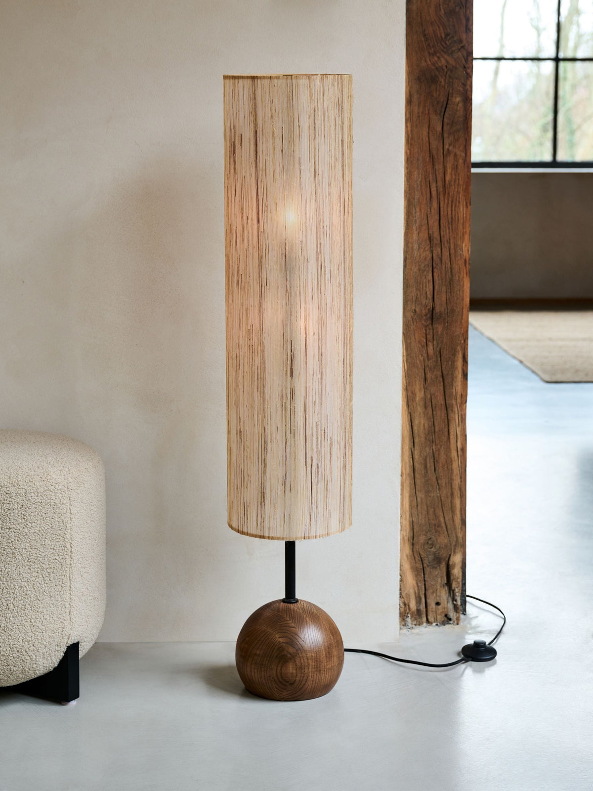 Lampe sur pied French Connection Wood Kinsha 110 cm (marque britannique)
