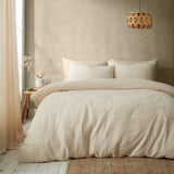 Pineapple Elephant waffle bedding set double - British product