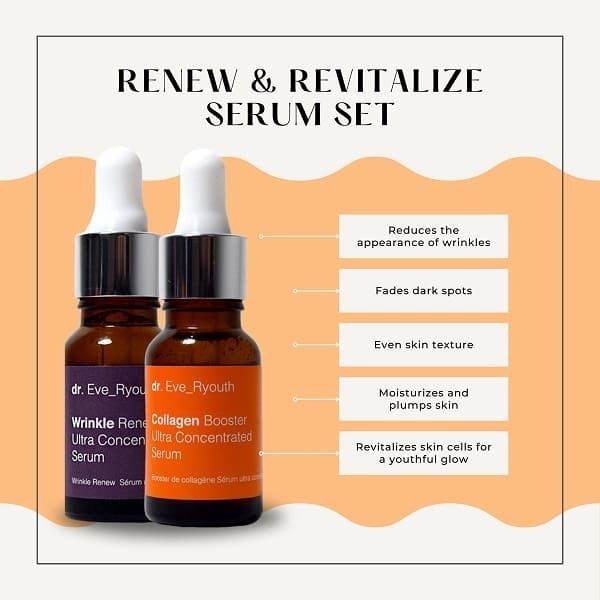 Dr. Eve_Ryouth Collagen Plump & Wrinkle Renew Serum Set GOODS Superdrug   