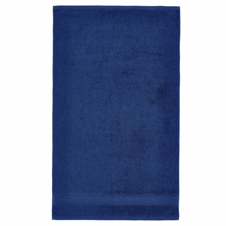Catherine Lansfield anti bacterial hand towel navy 50x85cm - British product