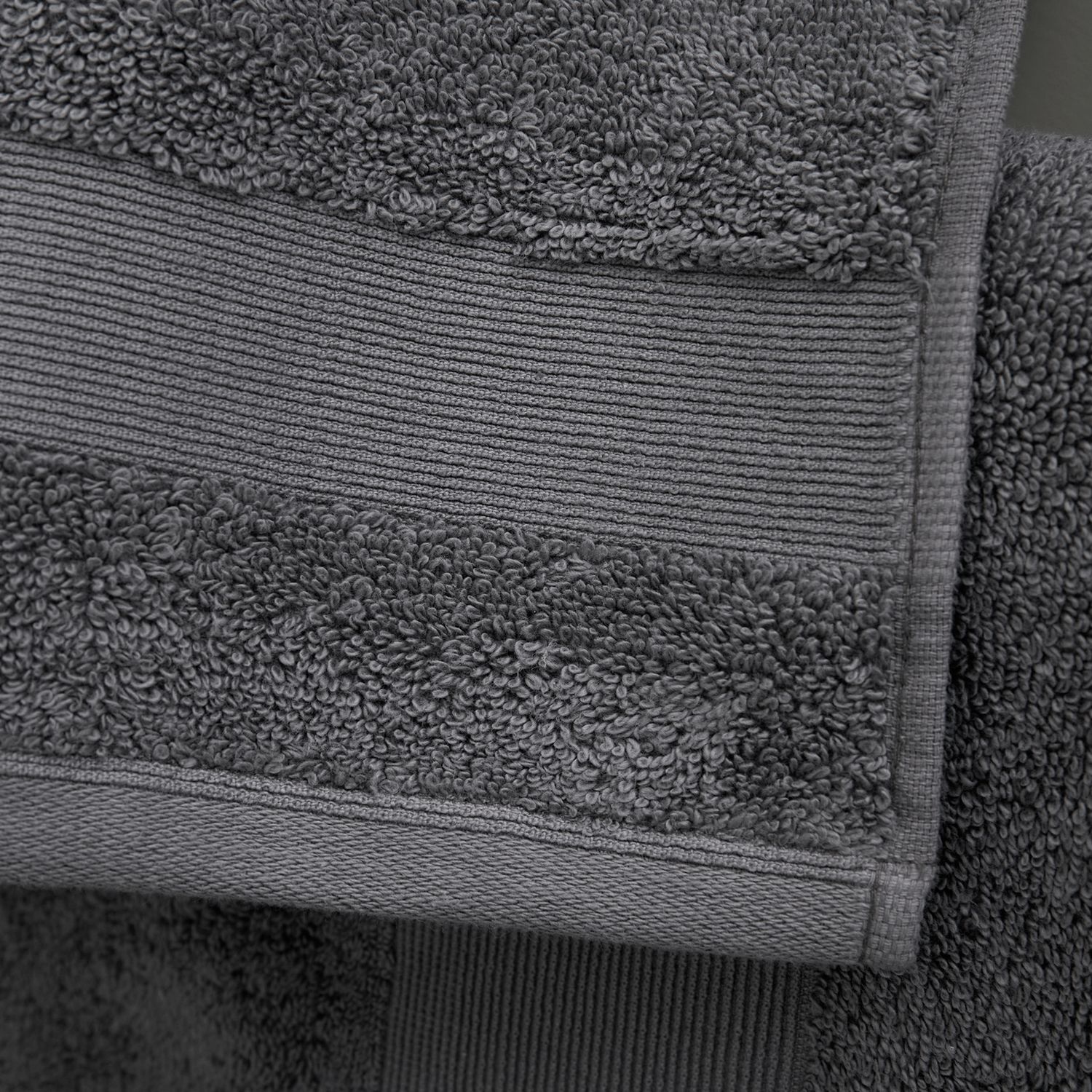 Catherine Lansfield Anti Bacterial Hand Towel - Charcoal