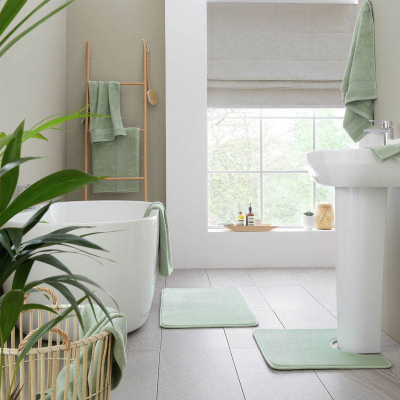 Catherine Lansfield Anti Bacterial Hand Towel - Sage