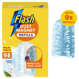 Flash dust magnet duster refills fresh scent pack of 9, UK version
