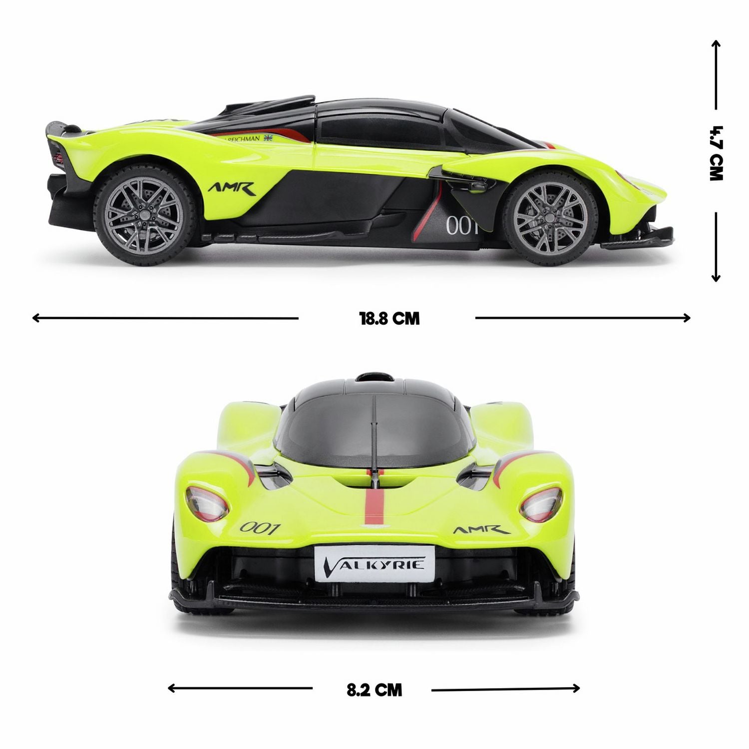 CMJ RC Cars Aston Martin Valkyrie RC car 1:24 scale (British brand)
