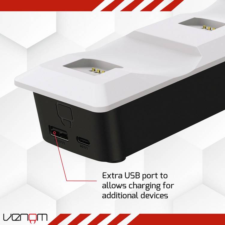 Venom PS5 Twin Dock Charging Station for controllers, imported from the UK