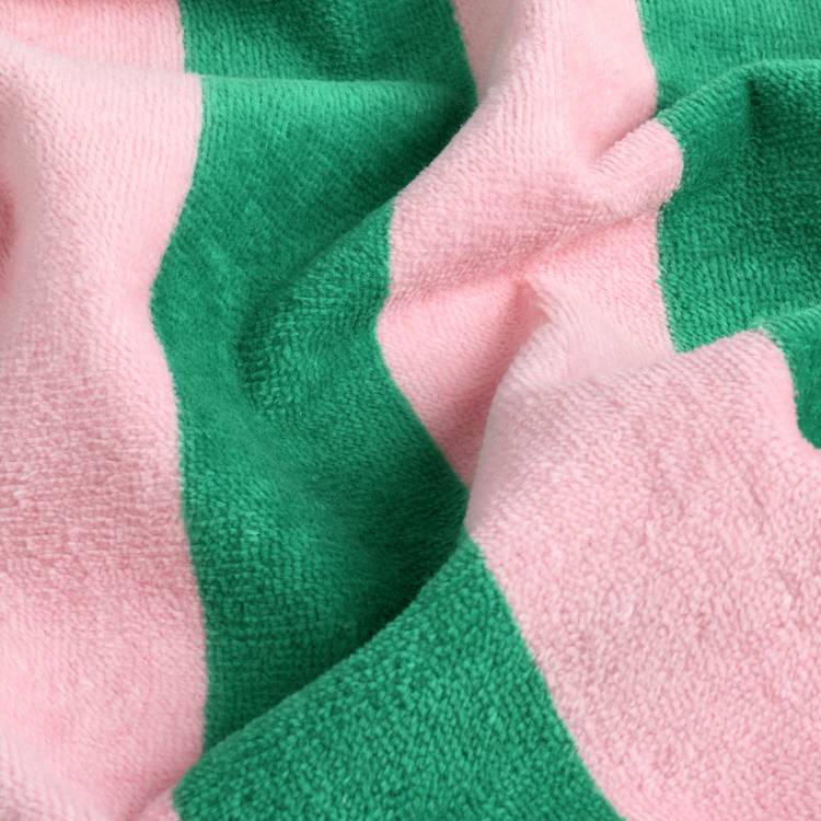 Habitat stripe beach towel pink and green, UK version