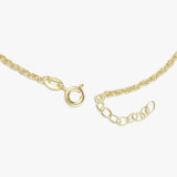 Revere gold plated faux pearl anklet 25.5cm (British brand)